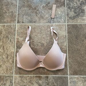 Skims Fits Everybody Scoop Plunge Bra Clay Size 30D